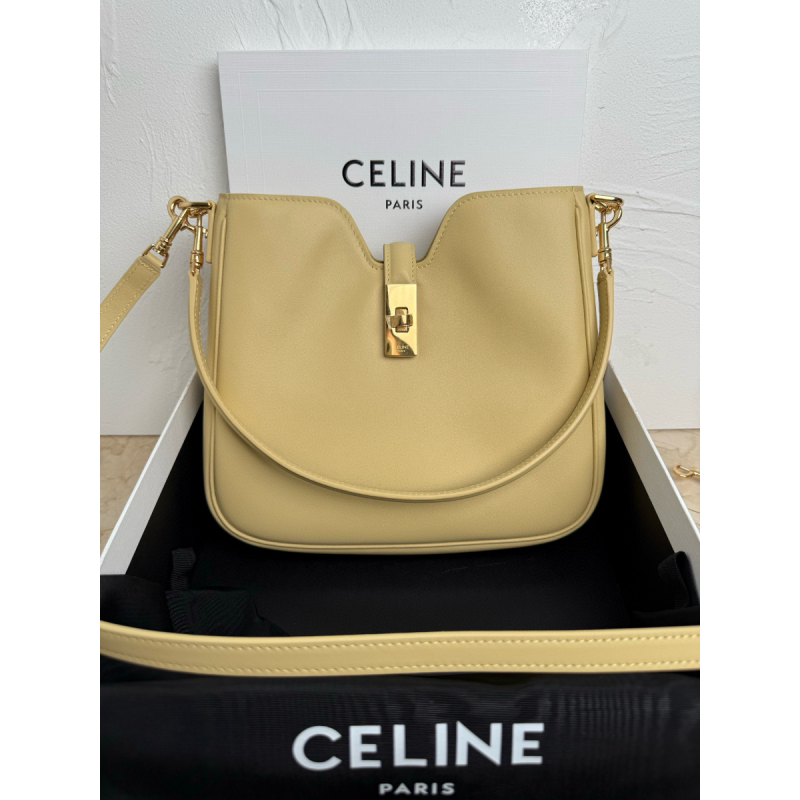 Celine Small Camille 16 Soft Bag in Smooth Calfskin-Spring Yellow