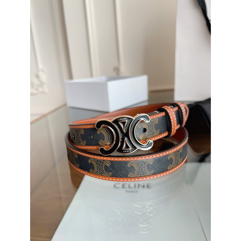 Celine Triomphe Belt 25mm 