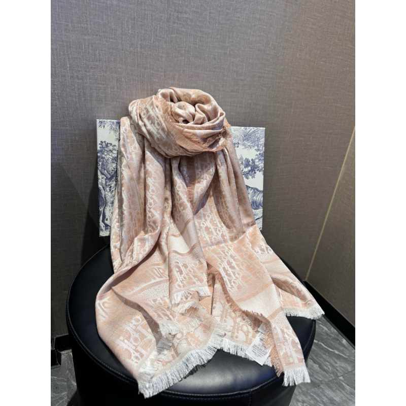 Dior Silk and Cashmere Shawl/Scarf