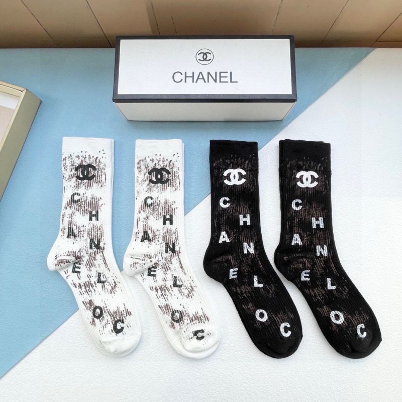 Chanel socks ( 4 pairs)