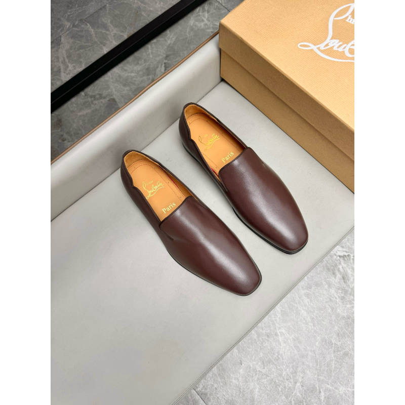 Christian Louboutin Men's leather Loafter, Size 39-46