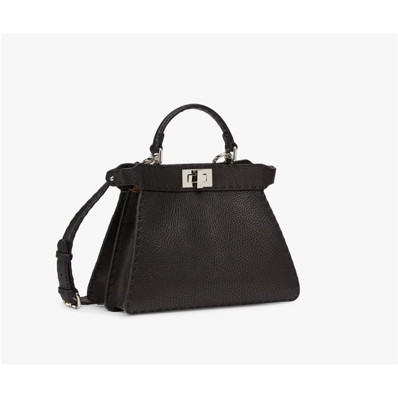 Fendi Peekaboo I Seeu Small Bag-Black 