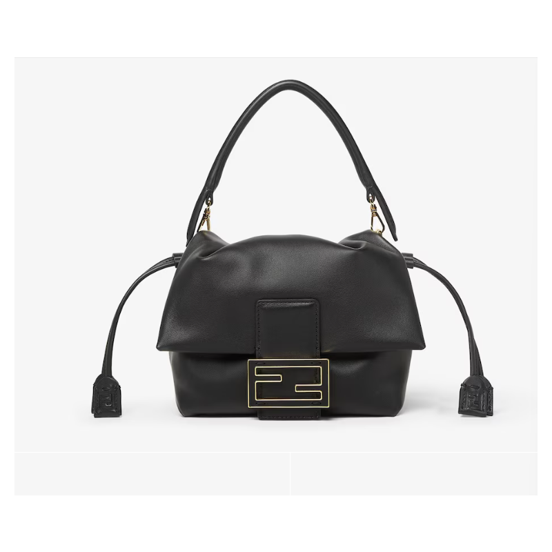 Fendi Mamma Baguette Small Bag -Black