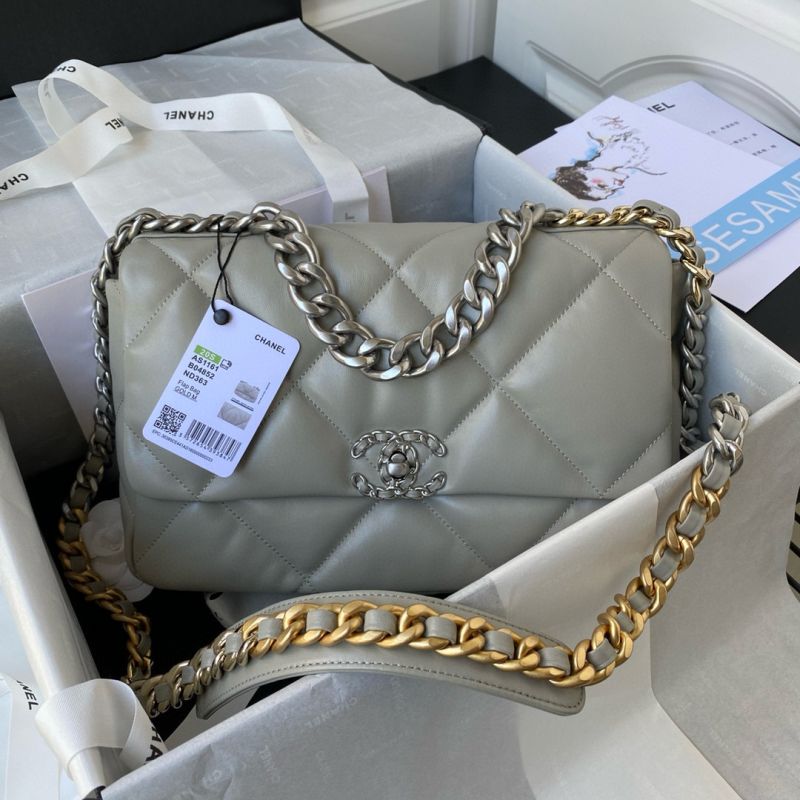 Chanel 19 Large Handbag -Grey