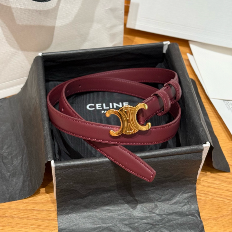 Celine Triomphe Belt 18mm 