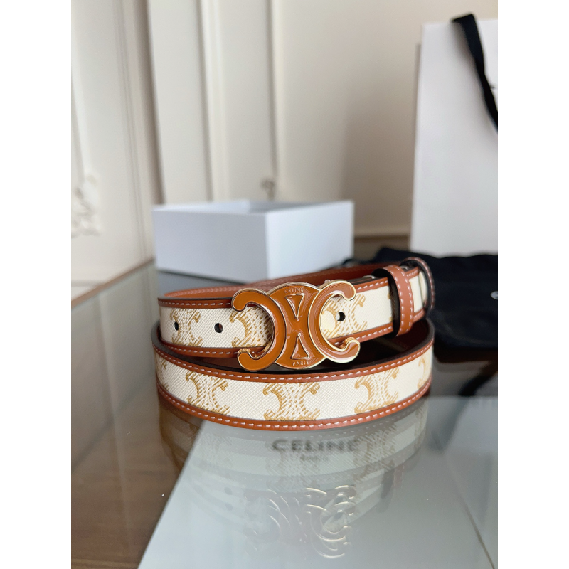 Celine Triomphe Belt 25mm 