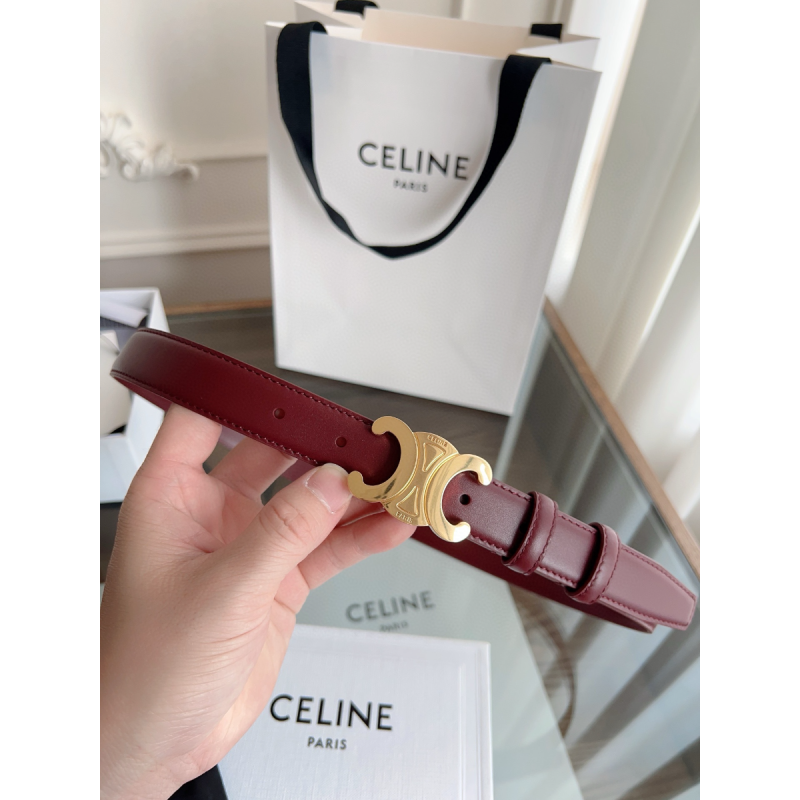Celine Triomphe Belt 25mm