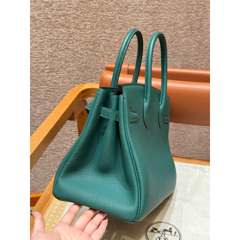 Hermes Birkin 35  in Togo leather-Malachite