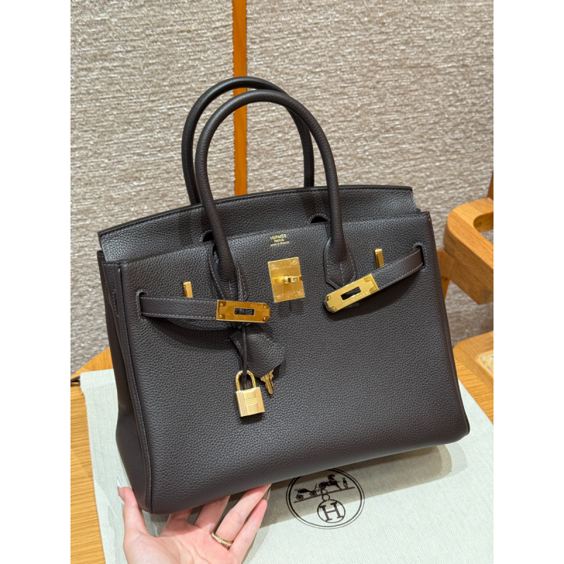 Hermes Birkin 25 / Birkin 30  in Togo Leather-Ebene