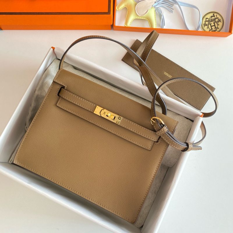 Hermes Kelly Danse Shoulder Bag-Beige de Weimar